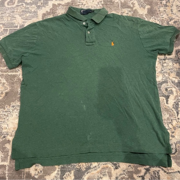 Polo by Ralph Lauren Men's Green Polo Shirt - Picture 1 of 6